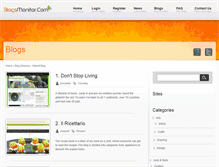 Tablet Screenshot of blogsmonitor.com